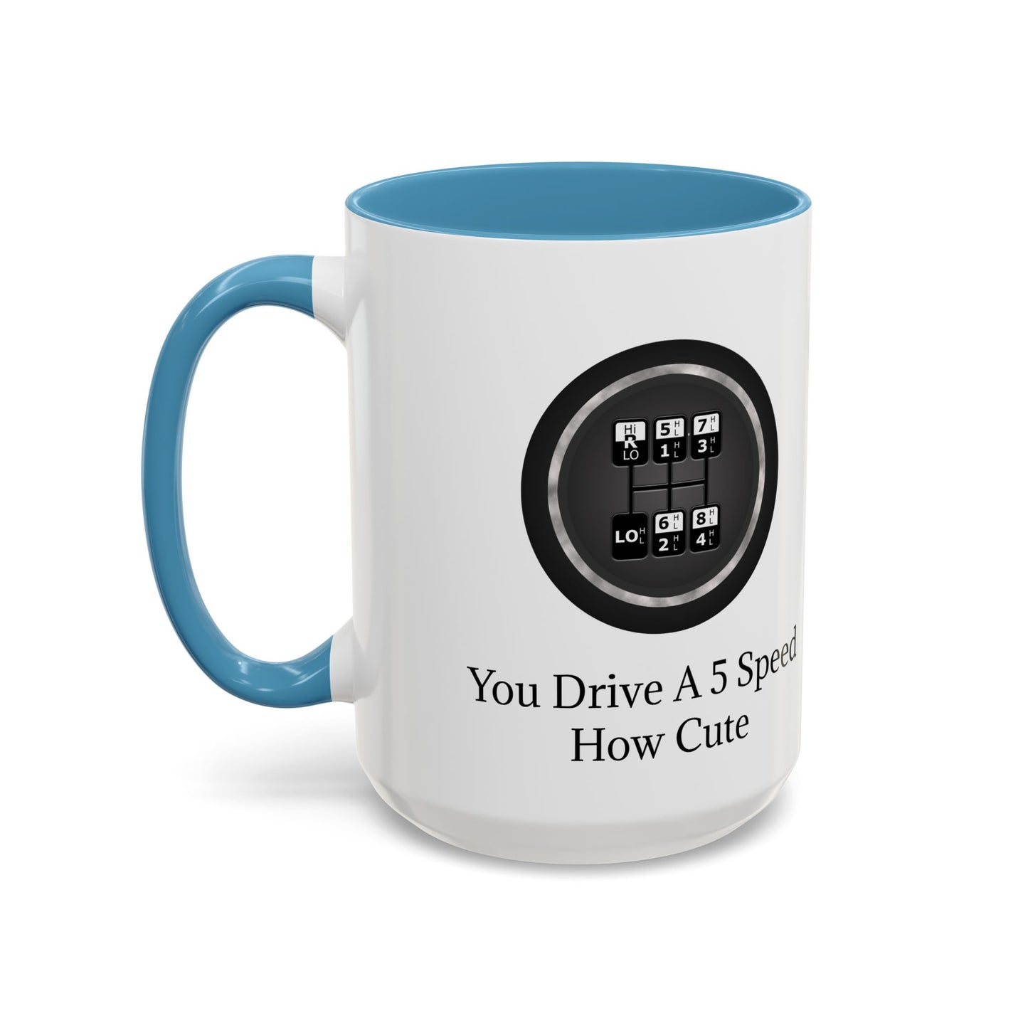 5 Speed How Cute 2-Tone Coffee Mug