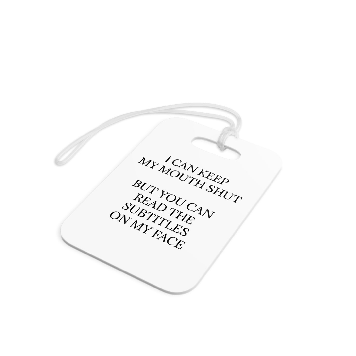 Subtitles Luggage Tag