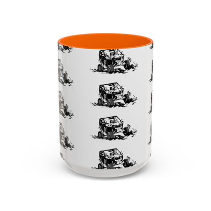 Slingin' Mud Side By Side 2-Tone Coffee Mug