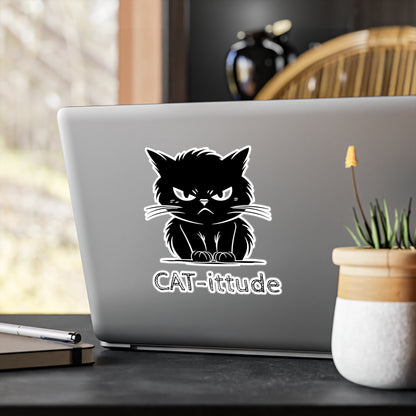 CAT-ittude Vinyl Decal