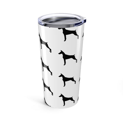 Doberman Silhouette Tumbler