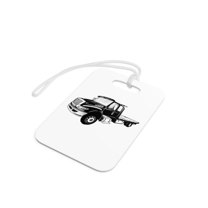 Flatbed Tow Truck Luggage Tag