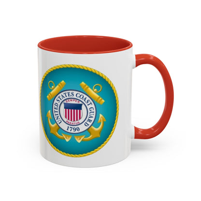 US Coast Guard 2-Tone Coffee Mug