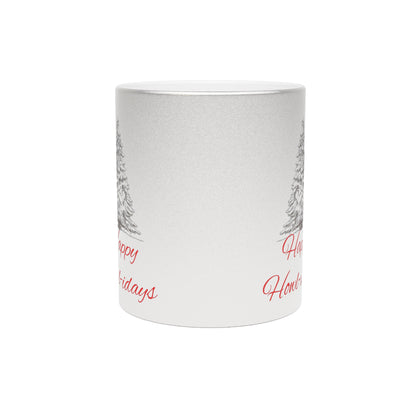 Happy Howl-idays Metallic Coffee Mug