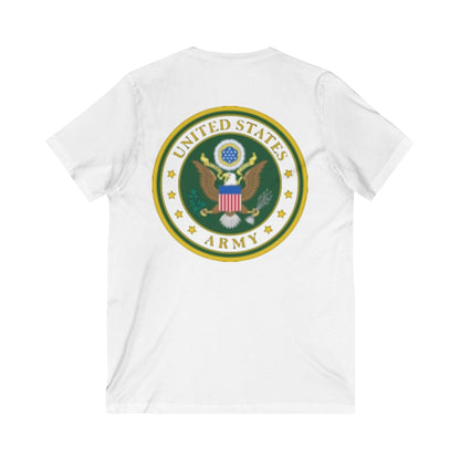 US Army Unisex Short Sleeve V-Neck Tee