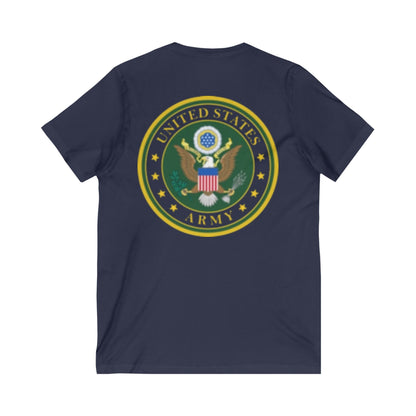 US Army Unisex Short Sleeve V-Neck Tee