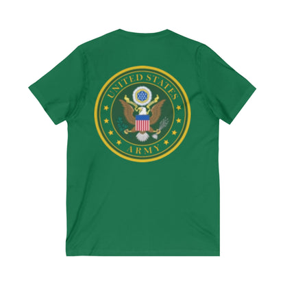 US Army Unisex Short Sleeve V-Neck Tee