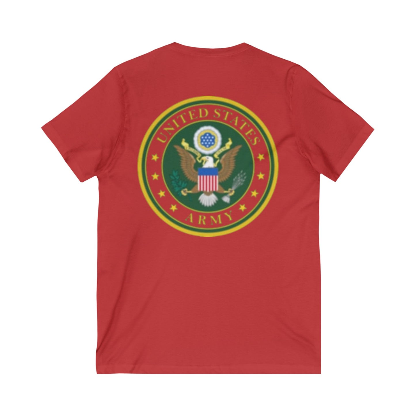 US Army Unisex Short Sleeve V-Neck Tee
