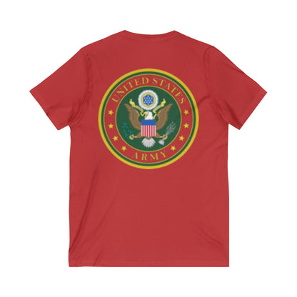 US Army Unisex Short Sleeve V-Neck Tee