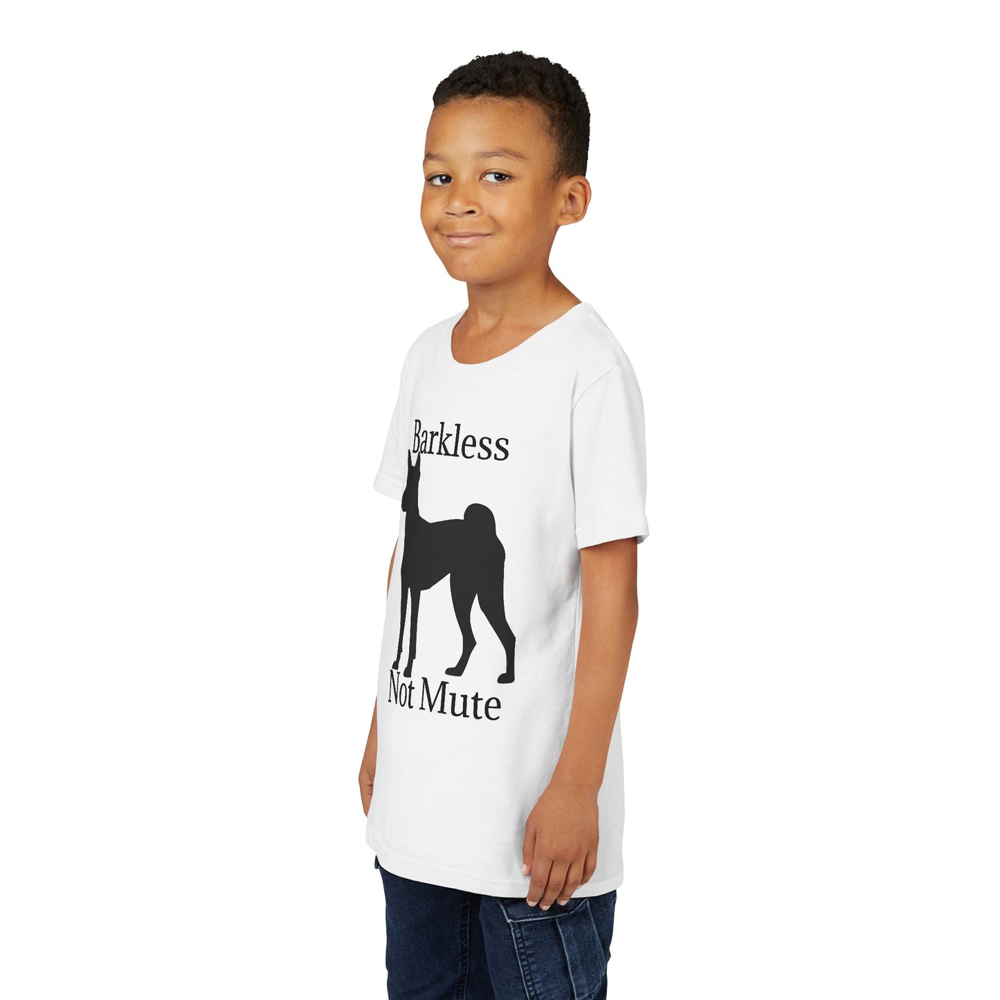 Barkless Not Mute Youth Unisex Short Sleeve Crewneck Tee