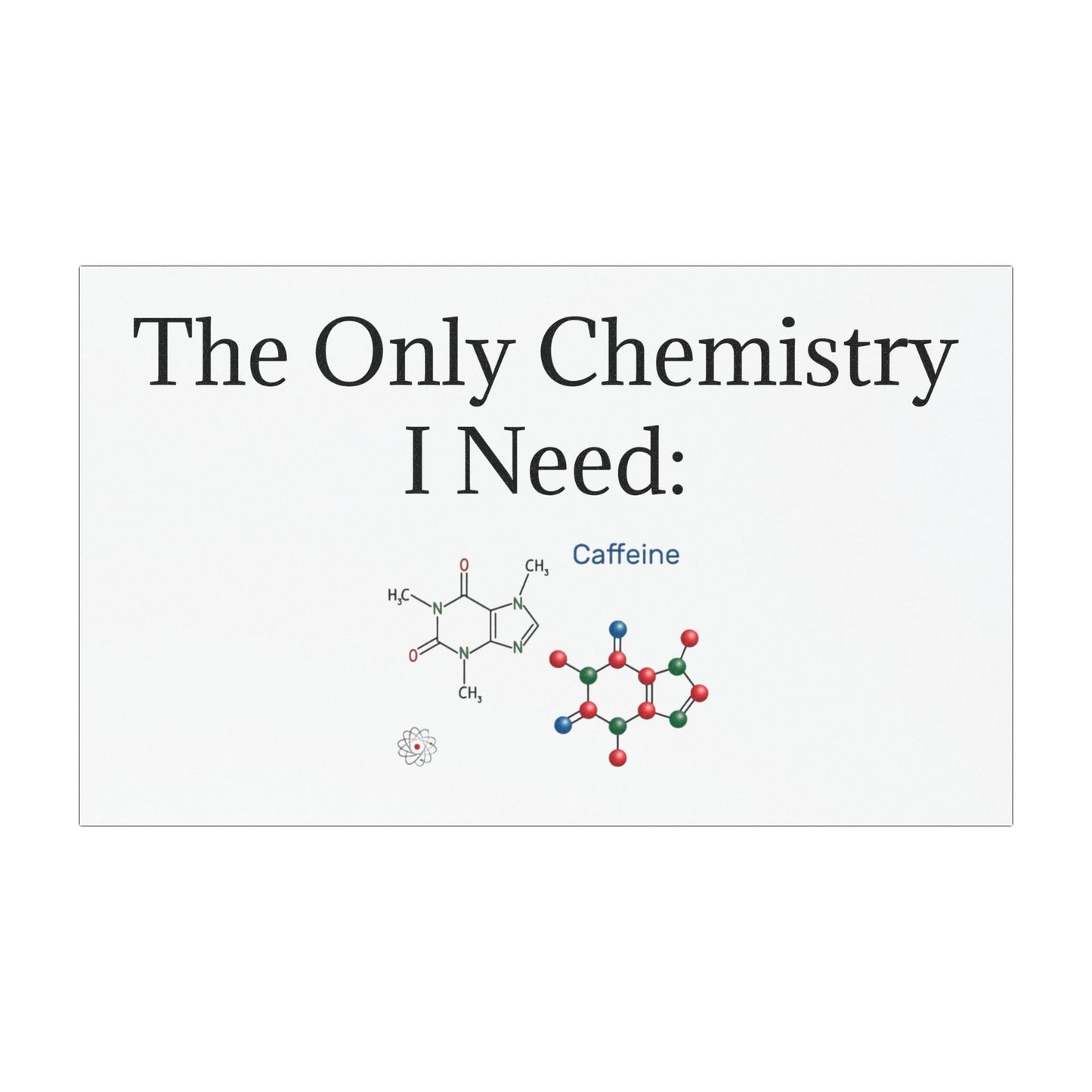 Chemistry Lesson Indoor/Outdoor Magnet
