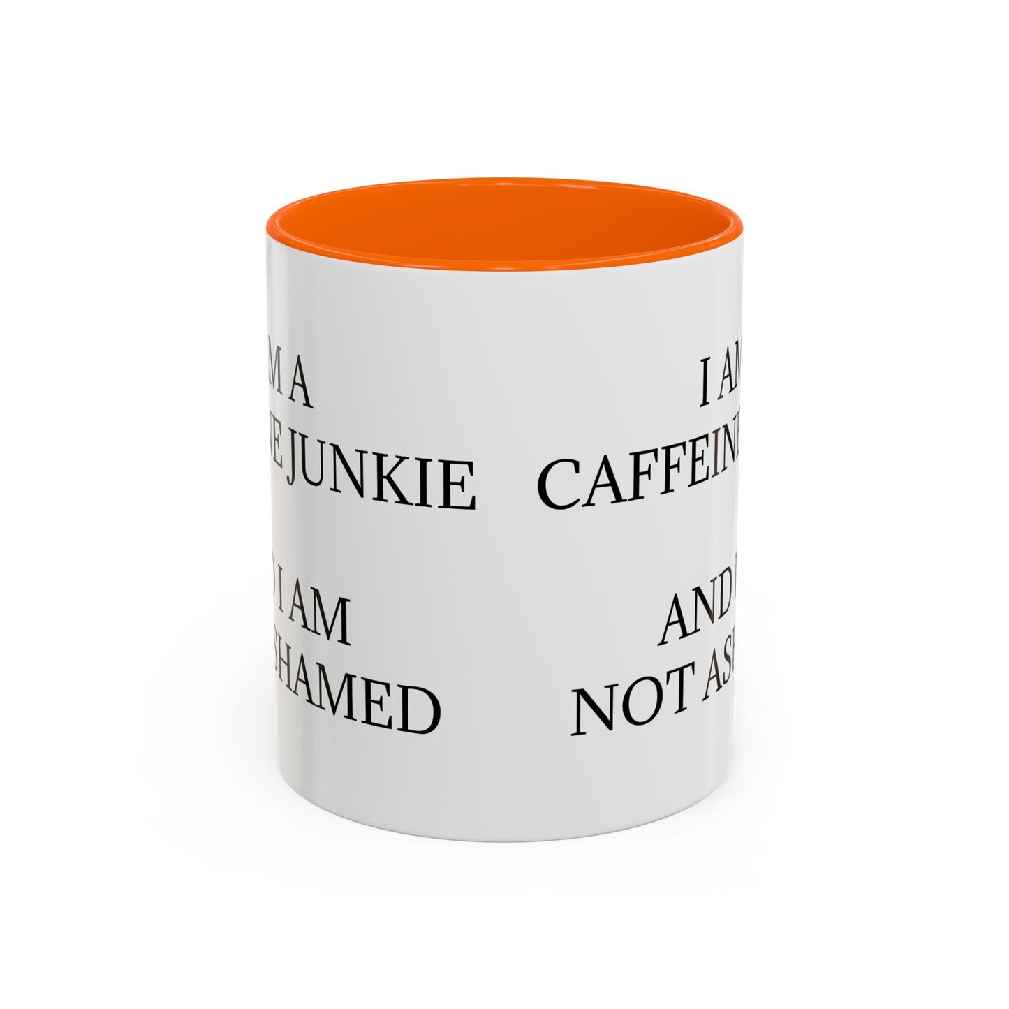 Caffeine Junkie 2-Tone Coffee Mug