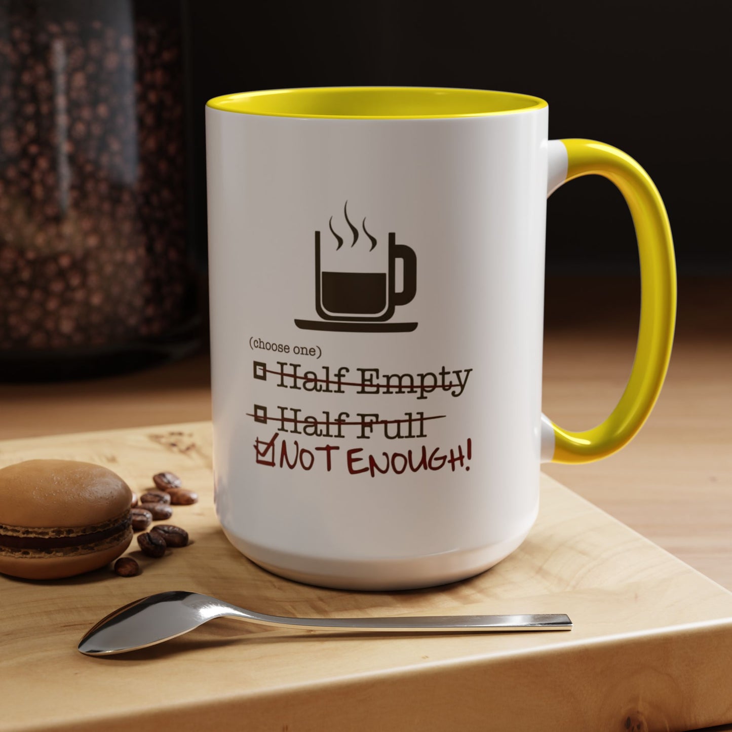 Not Enough 2-Tone Coffee Mug