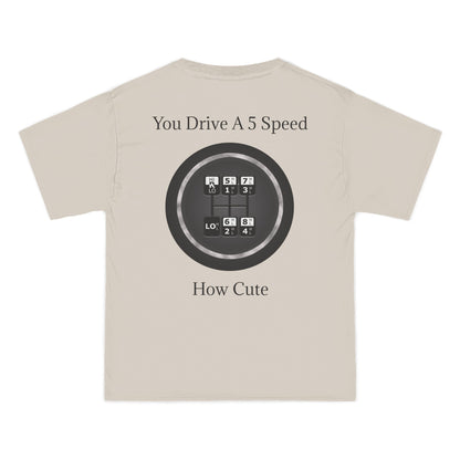 5 Speed How Cute Men's Short-Sleeve Crewneck Tee