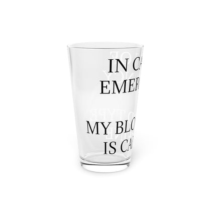 Blood Type Drinking Glass