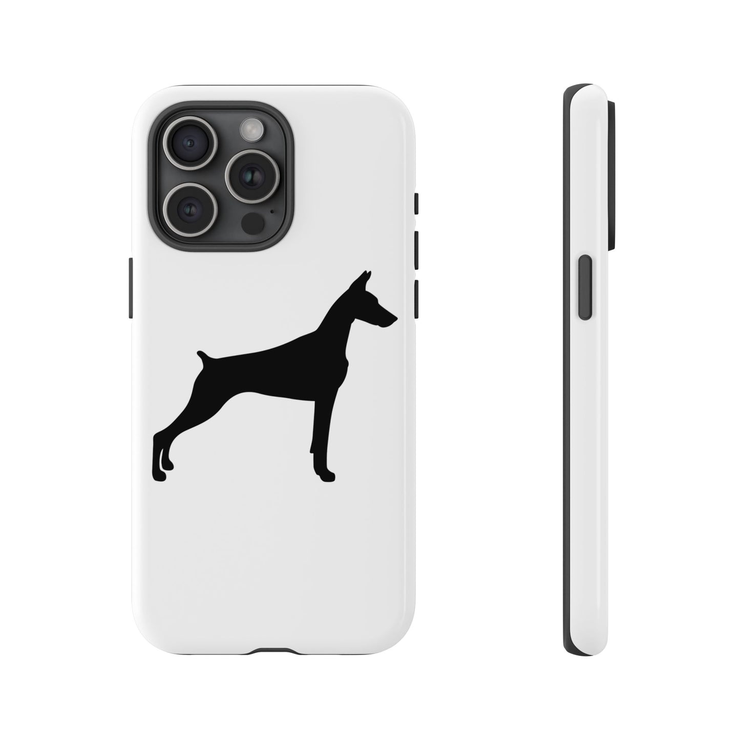 Doberman Silhouette iPhone Case