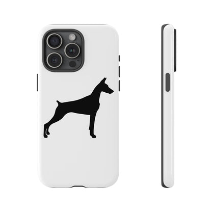 Doberman Silhouette iPhone Case