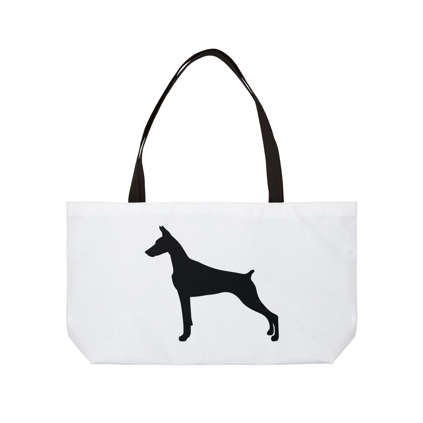 Doberman Silhouette Weekender Tote Bag