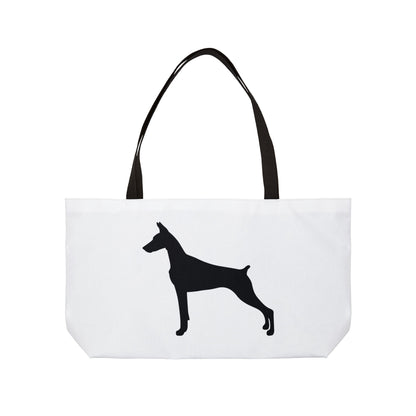 Doberman Silhouette Weekender Tote Bag