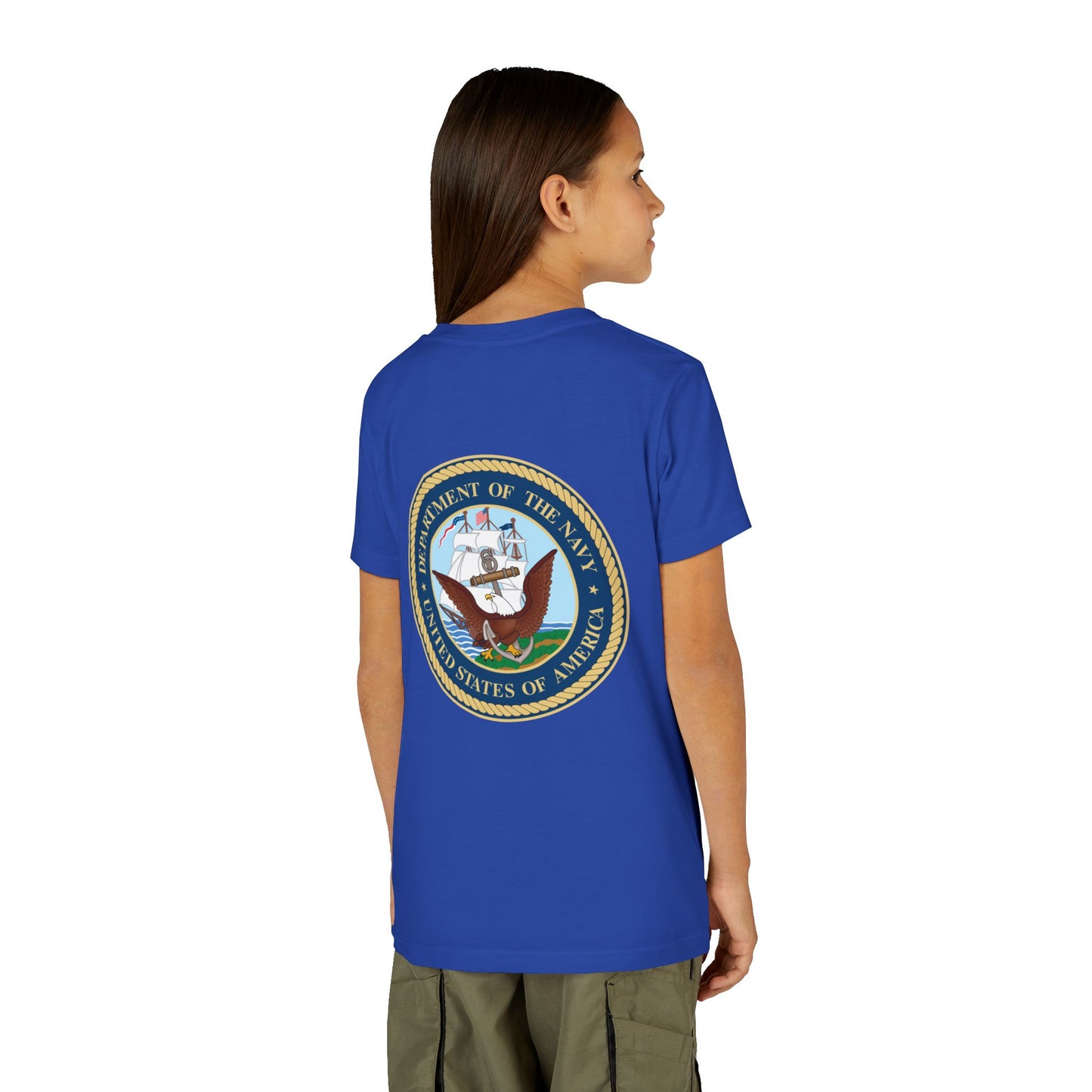 US Navy Youth Unisex Short Sleeve Crewneck Tee
