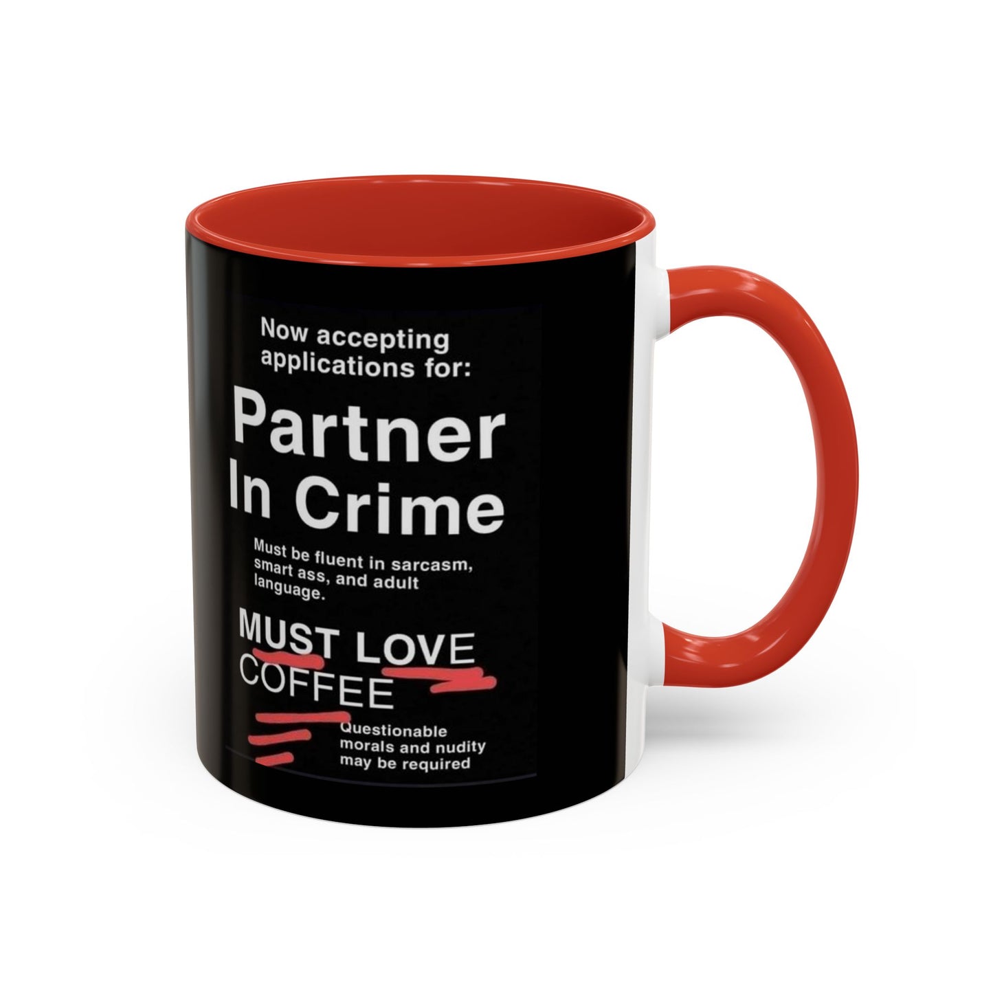 Partner In Crime 2-Tone Coffee Mug