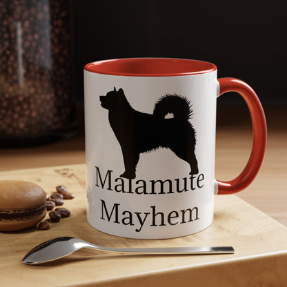 Malamute Mayhem 2-Tone Coffee Mug
