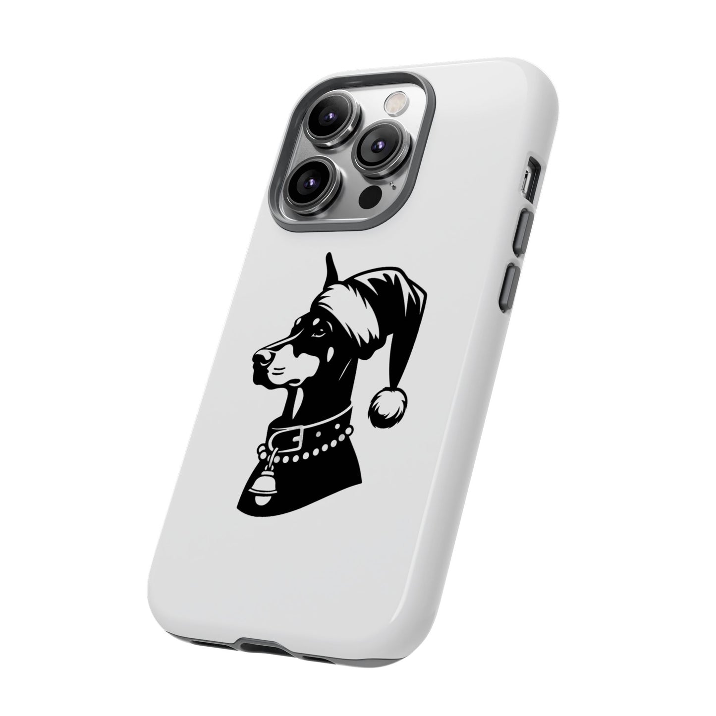 Santa Paws Doberman iPhone Case