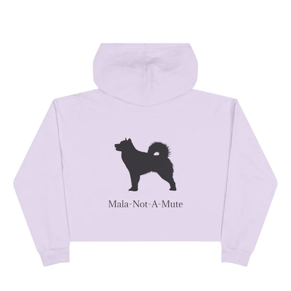 Mala-Not-A-Mute Women's Crop Hoodie