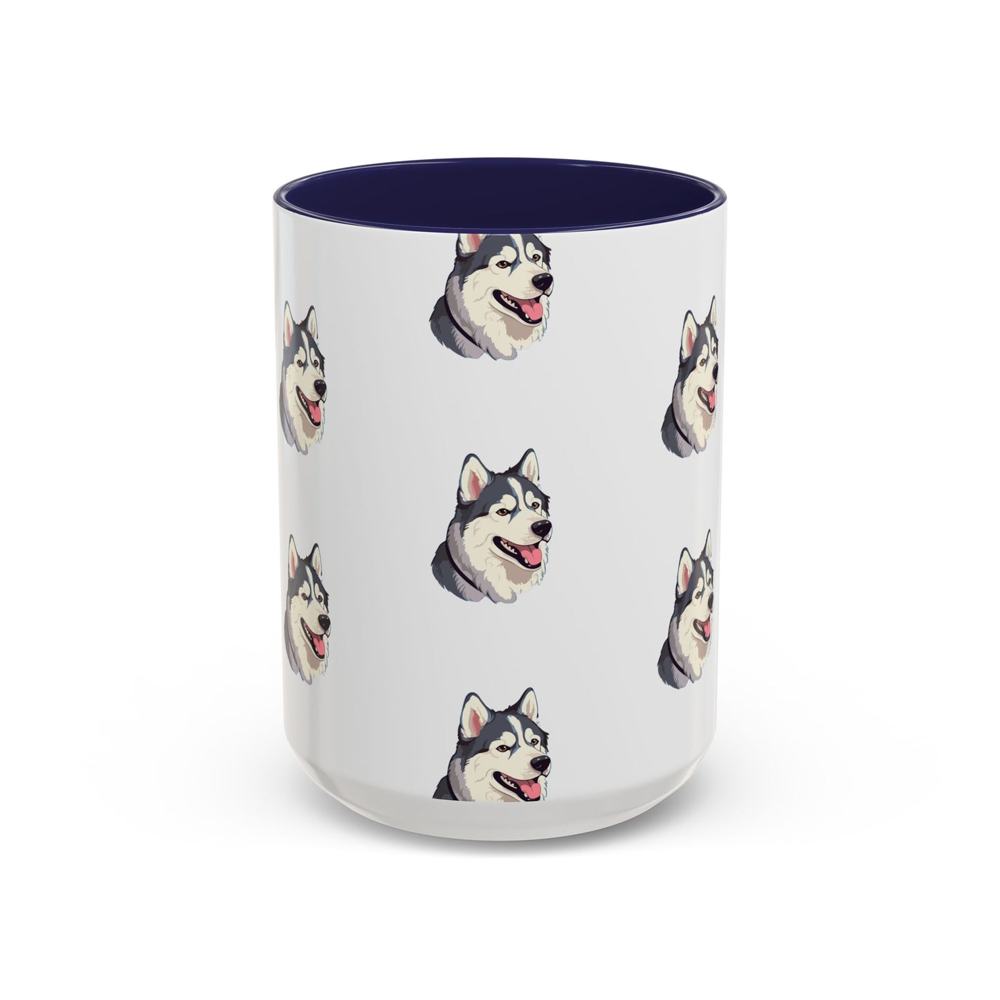 Malamute Head 2-Tone Coffee Mug