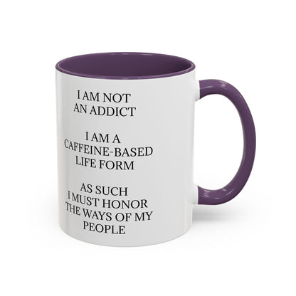 Not An Addict 2-Tone Coffee Mug