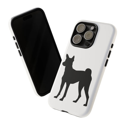 Basenji Silhouette iPhone Case