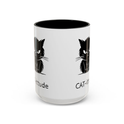 CAT-ittude 2-Tone Coffee Mug