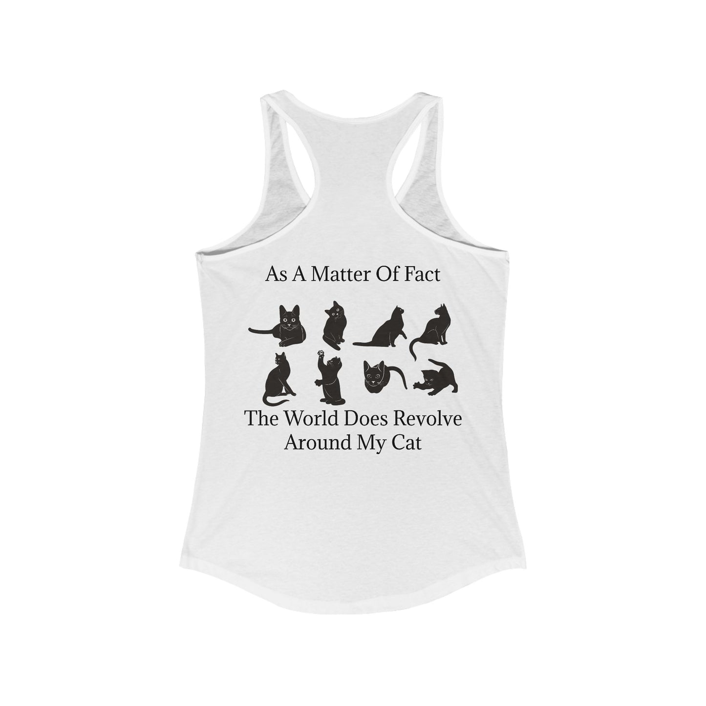 Matter Of Fact Cat Women's Racerback Tank