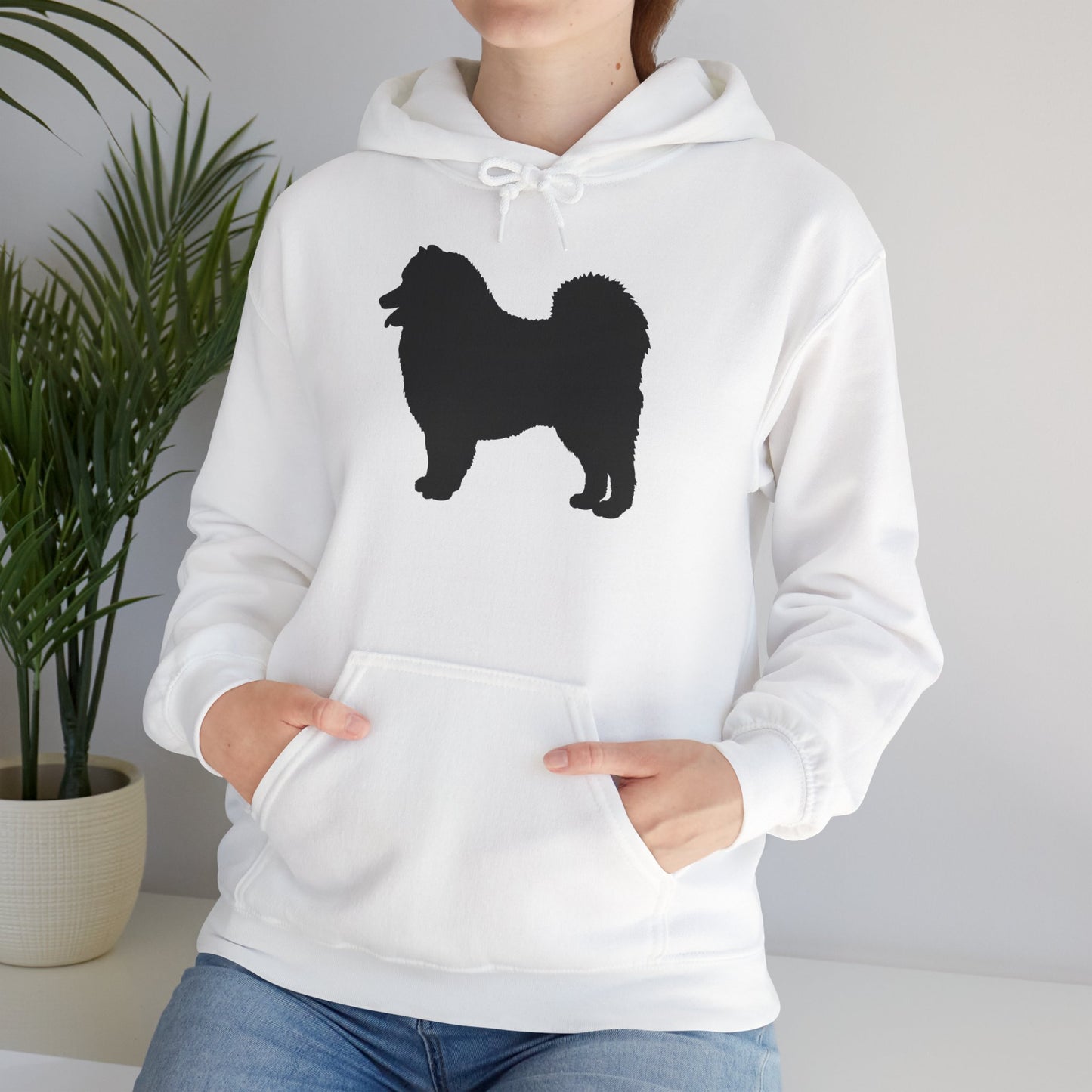 Samoyed Silhouette Unisex Hoodie