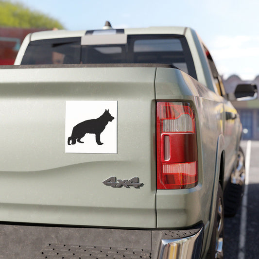 German Shepherd Silhouette Indoor/Outdoor Magnet