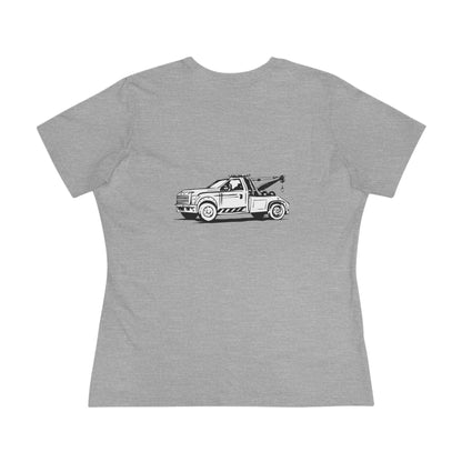 Wheel Lift Tow Truck Women's Short Sleeve Crewneck Tee