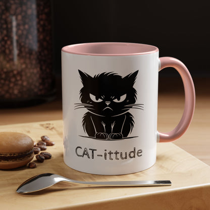 CAT-ittude 2-Tone Coffee Mug