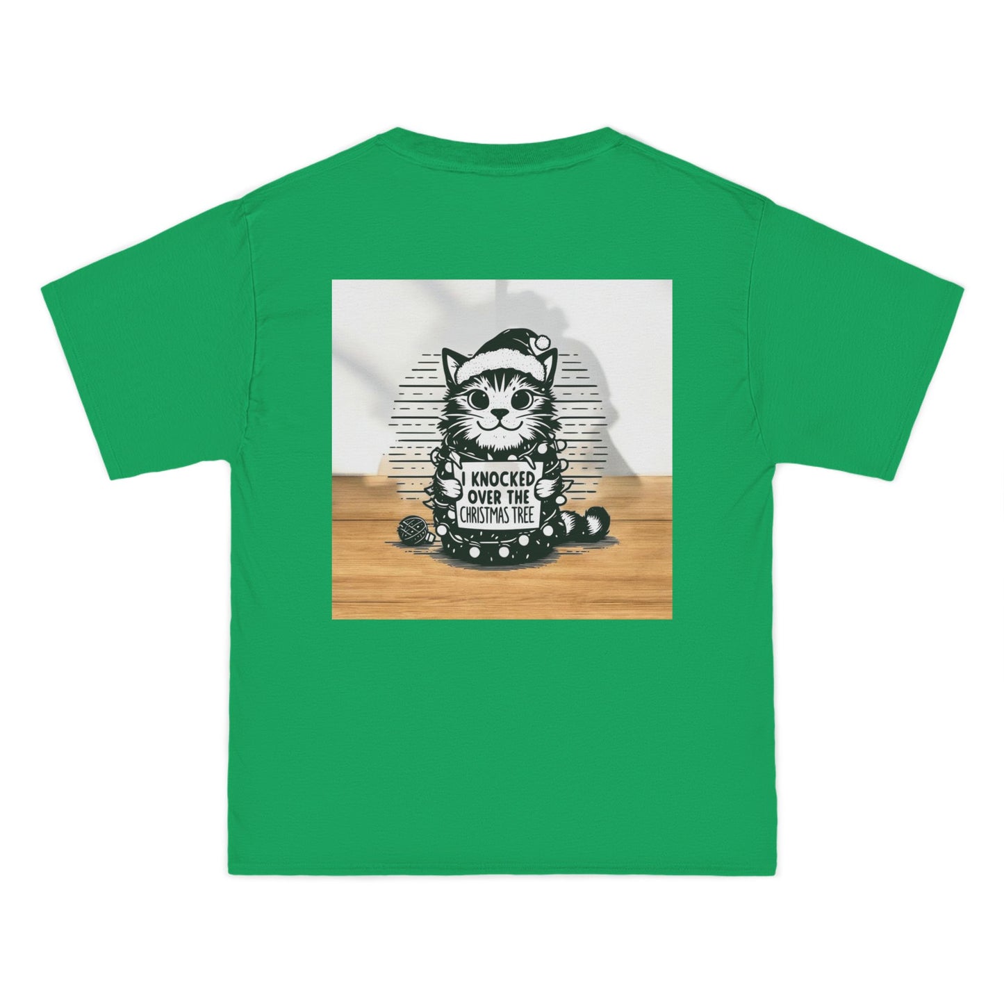 Naughty Cat Men's Short-Sleeve Crewneck Tee