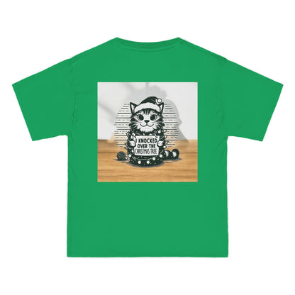Naughty Cat Men's Short-Sleeve Crewneck Tee