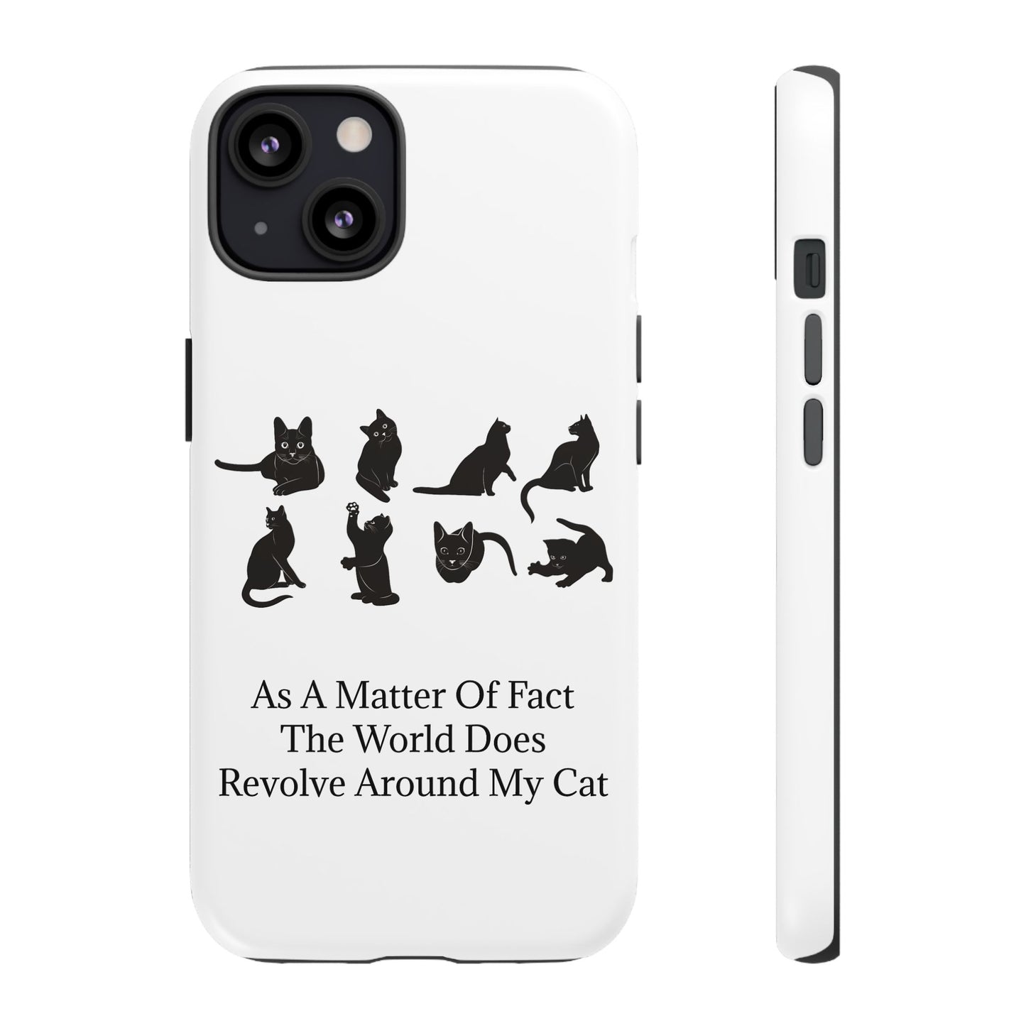Matter Of Fact Cat iPhone Case