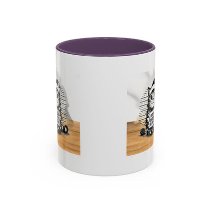 Naughty Cat 2-Tone Coffee Mug