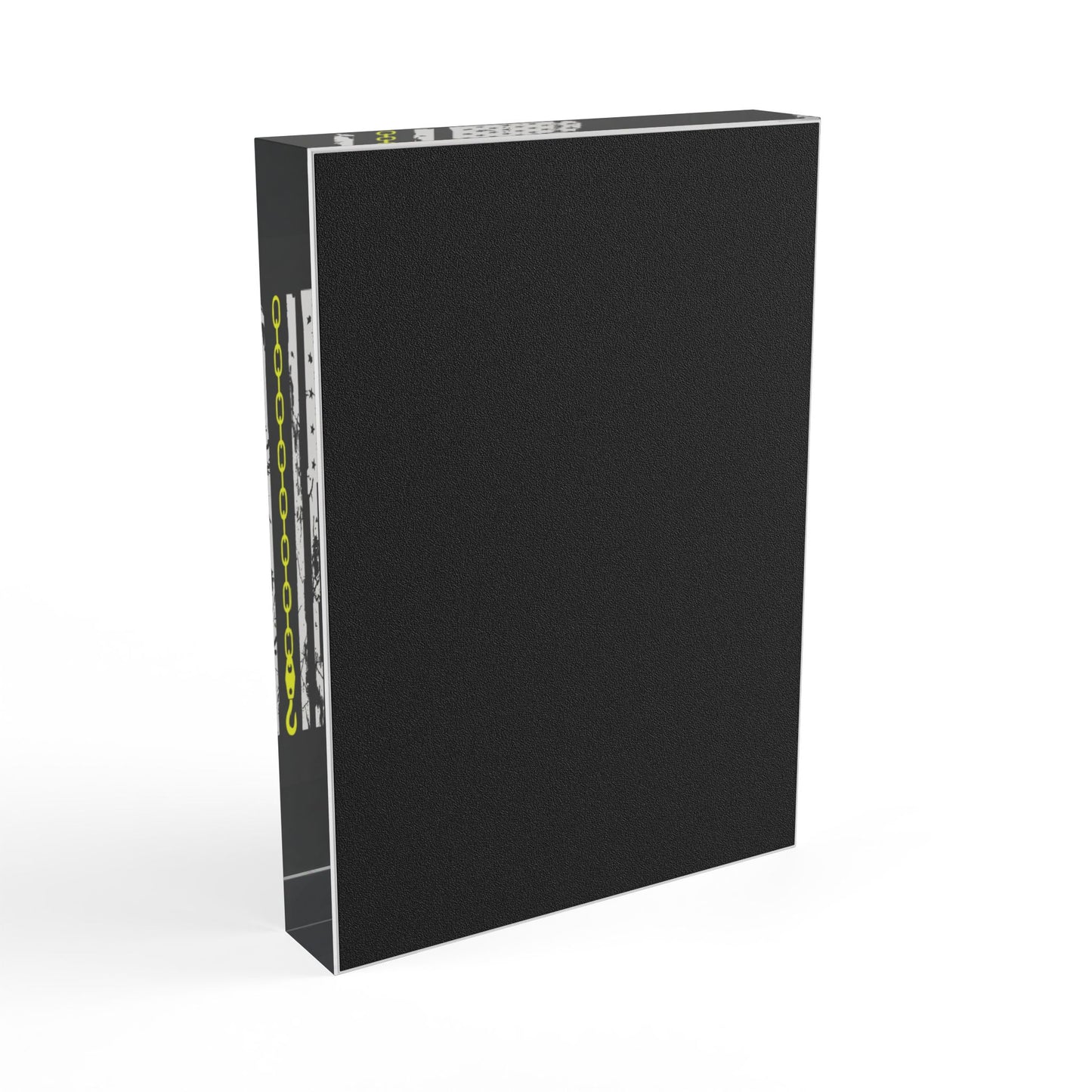 Thin Yellow Line Acrylic Photo Block