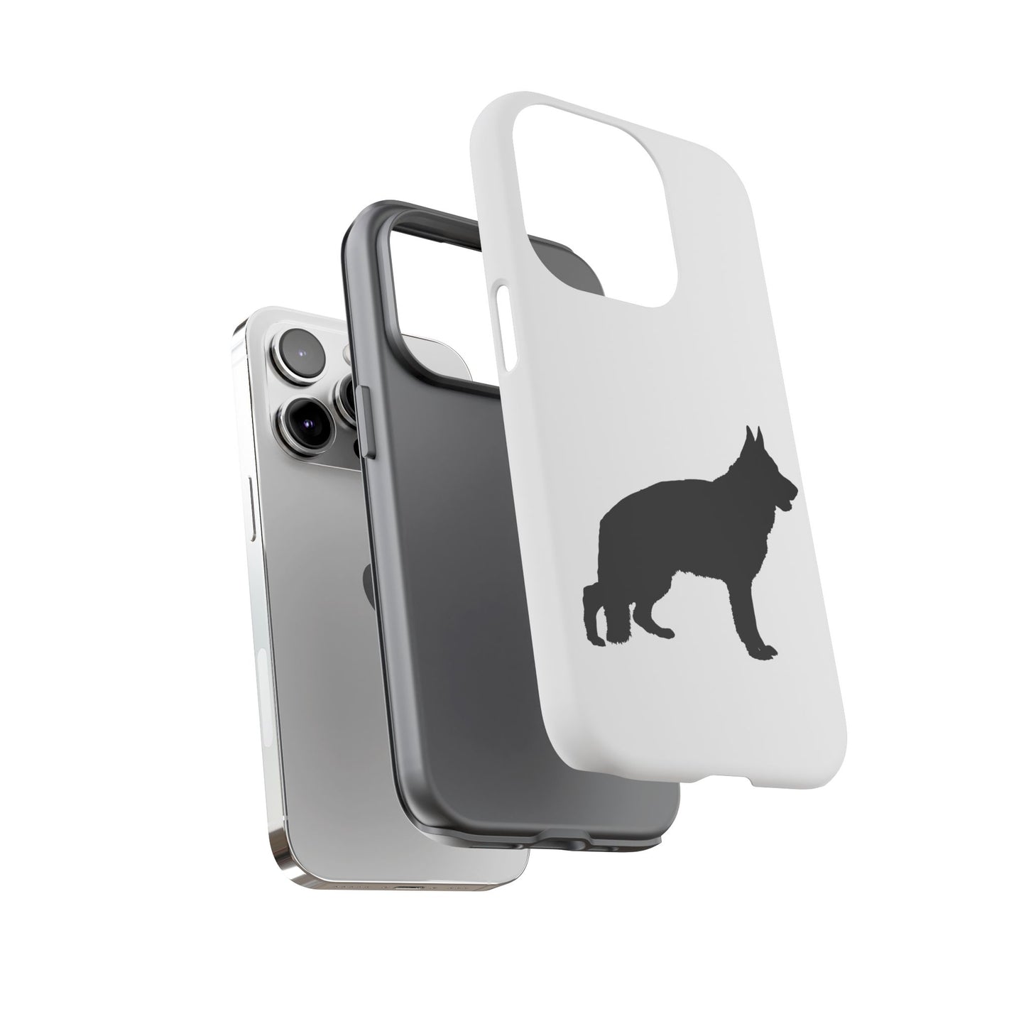 German Shepherd Silhouette iPhone Case