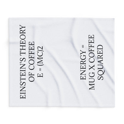 Einstein's Theory Of Coffee Arctic Fleece Blanket