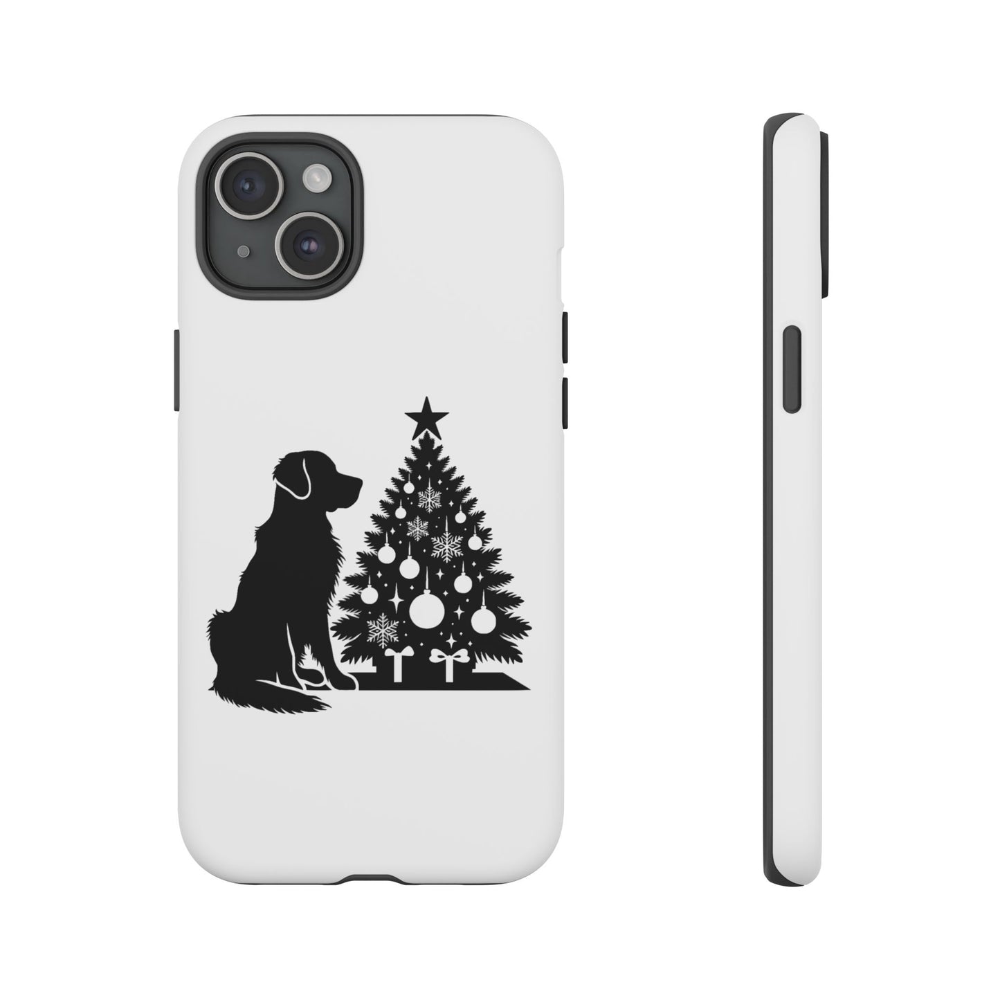 Golden Christmas Tree iPhone Case