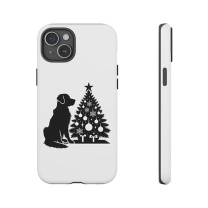 Golden Christmas Tree iPhone Case