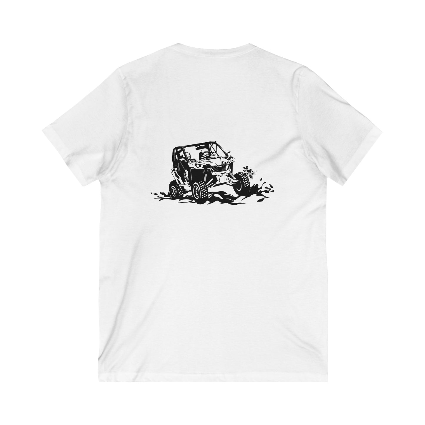 Slingin' Mud Side By Side Unisex Short Sleeve V-Neck Tee