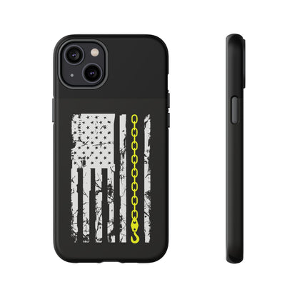 Thin Yellow Line iPhone Case