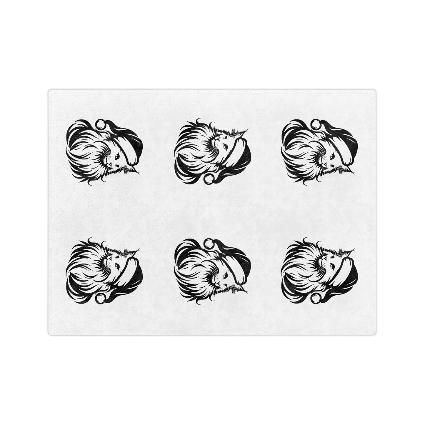 Santa Paws Cat Velveteen Microfiber Blanket