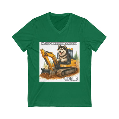 Digmaster Unisex Short Sleeve V-Neck Tee